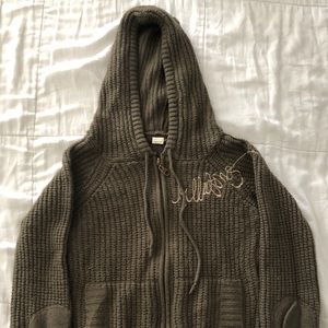 Billabong Hooded Knit Sweater Size M